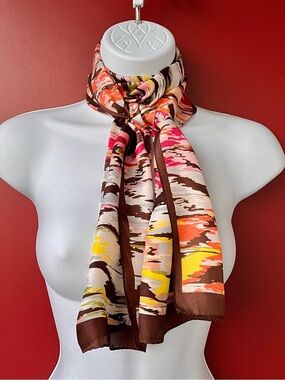 Vintage Nicole Miller Silk Scarf
